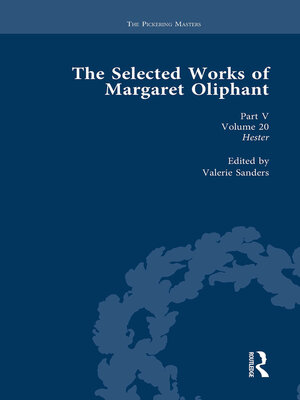 cover image of The Selected Works of Margaret Oliphant, Part V, Volume 20